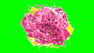 Paint Splash  Respingo de Tinta  Green Screen  Chroma Key [upl. by Nnael]