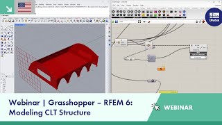 Webinar  Grasshopper – RFEM 6 Modeling CrossLaminated Timber Structure [upl. by Fuchs]