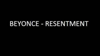 beyonce  resentment instrumental karaokelyrics [upl. by Alexandros277]