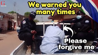 surprise arresting in Serekunda Gambia [upl. by Justen]