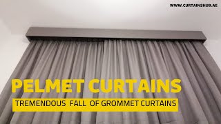 Pelmet Designed Curtains  Eyelet curtains  Meydan Heights [upl. by Tuckie748]