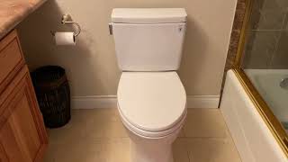 My HONEST Review of the Toto Drake Dual Flush Toilet [upl. by Ennaear65]