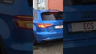 CRAZY Tuned AUDI RS3 Doing LAUNCH CONTROL 🚀  audirs3 twinturbo youtubeshorts [upl. by Laura]