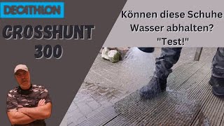 Wasserdicht quotTESTquot SOLOGNAC Crosshunter 300 von Decathlon   10 Liter aus der Gießkanne [upl. by Mcroberts]