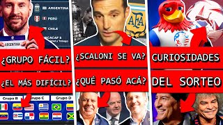 Lo que NO se VIÓ del SORTEO de COPA AMÉRICA 2024  ¿Scaloni se va ¿Y Tapia Mascota y curiosidades [upl. by Berget]