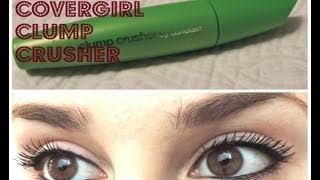 CoverGirl Clump Crusher mascara  DEMO [upl. by Lenrow]