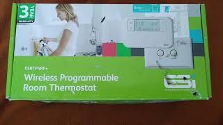 glowworm boiler and esi thermostat wireless overview  How to operate [upl. by Hinze241]