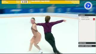 Oona BrownGage Brown RD Denis Ten Memorial 2024 [upl. by Gabriele]