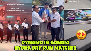 Dynamo Gaming in Gondia amp Hydra Dry Run Matches 😍🥰  Hydra Gamer [upl. by Haggai348]