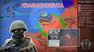 Russian forces advanced in Krasnohorivka 21 June 2024 [upl. by Niuqaoj]