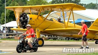 Oshkosh Arrivals and Departures Wednesday Part 811  EAA AirVenture Oshkosh 2021 [upl. by Cecelia]