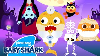 Spooky Monsters Visit Baby Shark Doctor  Compilation  Halloween Story  Baby Shark Official [upl. by Ynohtna]