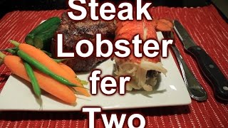 Dinner for Two  Filet Mignon amp Lobster Tail [upl. by Hoenack828]