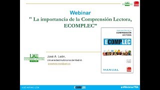 La importancia de la Comprensión Lectora ECOMPLEC [upl. by Zahc713]