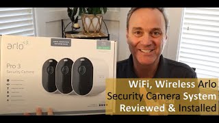 Arlo Pro Security Camera System  Review amp Install [upl. by Ralyat189]