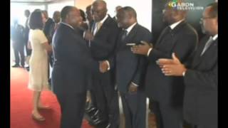 RTG  Déclaration de candidature à la présidentielle 2016 du président Ali Bongo Ondimba [upl. by Elleyoj]