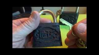 291 Globe Chinese Padlocks Picked Rocked amp Zipped Open [upl. by Tlevesoor]