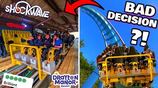 Drayton Manor Changed Shockwave  The Wave OPENS [upl. by Raseac]