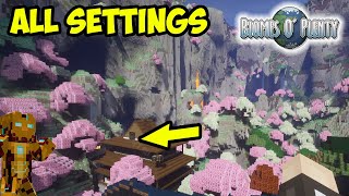 Minecraft Biomes O’ Plenty SETTINGS Full Guide  Minecraft Biomes O’ Plenty how to setup settings [upl. by Timmie830]