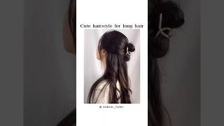 hairstyle for long hair hair hairstyle longhair shorts hairtutorial haircare fypシ゚ [upl. by Laehctim]