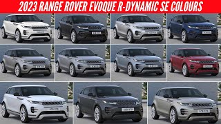 2023 Range Rover Evoque RDynamic SE  All Color Options  Images  AUTOBICS [upl. by Arne]