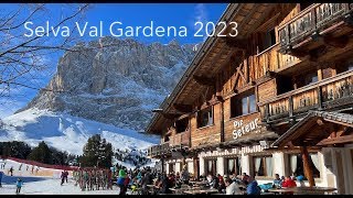 Selva Val Gardena January 2023 [upl. by Arlyn]