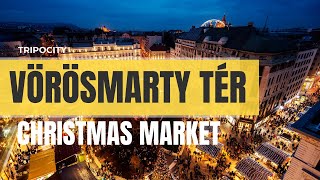 Vörösmarty Tér  Vörösmarty Square Budapest Christmas Markets [upl. by Hoehne]