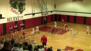 Manchester Panthers vs Orrville Red Riders  7th grade basketball January 30 2017 [upl. by Naenaj]