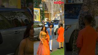 Janhvi Kapoor ARRIVES with bf Shikhar Pahariya at Anant Ambani amp Radhikas wedding festivity shorts [upl. by Trinetta4]