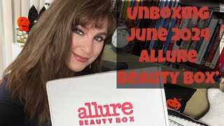 Unboxing the Allure Beauty Box for June 2024 [upl. by Sirtemed911]