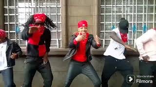 rayvanny ft Harmonize sensema official video choreography Kizzdaniel Patoranking Khaid [upl. by Nezah]