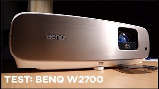 Test BenQ W2700 4K HDR Beamer [upl. by Nnayrb]