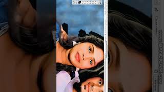 normal couples pic digital painting tamil amp English art photoshoptutorial [upl. by Acirre39]