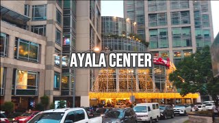 4K Late Afternoon Walk Around Ayala Center  Makati City Philippines December 2023 [upl. by Ocinemod]