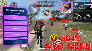 Free Fire New Mod Apk Ob45 Mediafıre link 2024  Mod Menu Free Fire United Mods  ff mod menu [upl. by Anoli]