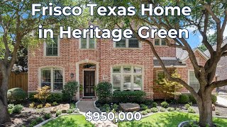 Stunning Frisco Home for Sale Near The Star amp PGA  Luxury Living in Texas [upl. by Means993]