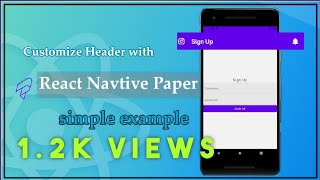 How to customize AppBar in React Native with React Native Paper [upl. by Sardella]