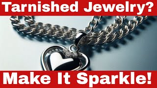 How to Clean Silver Jewlery at Home Fast and Easy  Using Simple Kitchen Items [upl. by Yclehc]