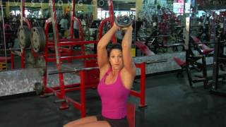 How to Do Triceps Dumbbell Extensions [upl. by Atims226]