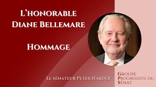 Le sénateur Harder rend hommage à la sénatrice Bellemare  10 octobre 2024 source française [upl. by Esalb]