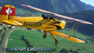 Lionheart Creations  Bücker Bü131 Jungmann  First Look Review  MSFS 2020 [upl. by Hieronymus152]