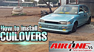 How To Install Coilovers [upl. by Eittel]