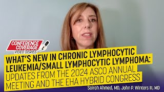 What’s New In Chronic Lymphocytic LeukemiaSmall Lymphocytic Lymphoma [upl. by Loriner]