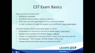 What to Expect on the CST Exam Level 1 [upl. by Anawak]