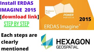 Install ERDAS Imagine  Geospatial Solution [upl. by Nore]