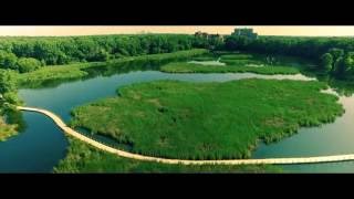 Wood Lake Nature Center Richfield MN  Aerial Drone View [upl. by Nodnnarb374]