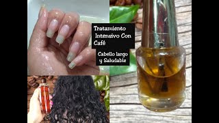 FÓRMULA TRATAMIENTO INTENSIVO PARA HACER CRECER LAS UÑAS Y EL CABELLO  Aceite De Café [upl. by Mylander130]