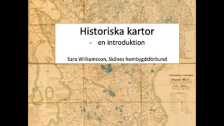 Historiska kartor  en introduktion [upl. by Natelson]