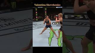 Valentina Shevchenko Head Kick KO shorts ufc mma [upl. by Jallier]