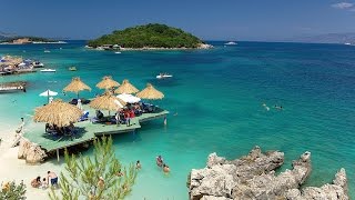 Ksamil Albania last minute ☀️ wczasy autokarem i samolotem  hotel Jon Drilon  plaża Bora Bora [upl. by Ebaj807]